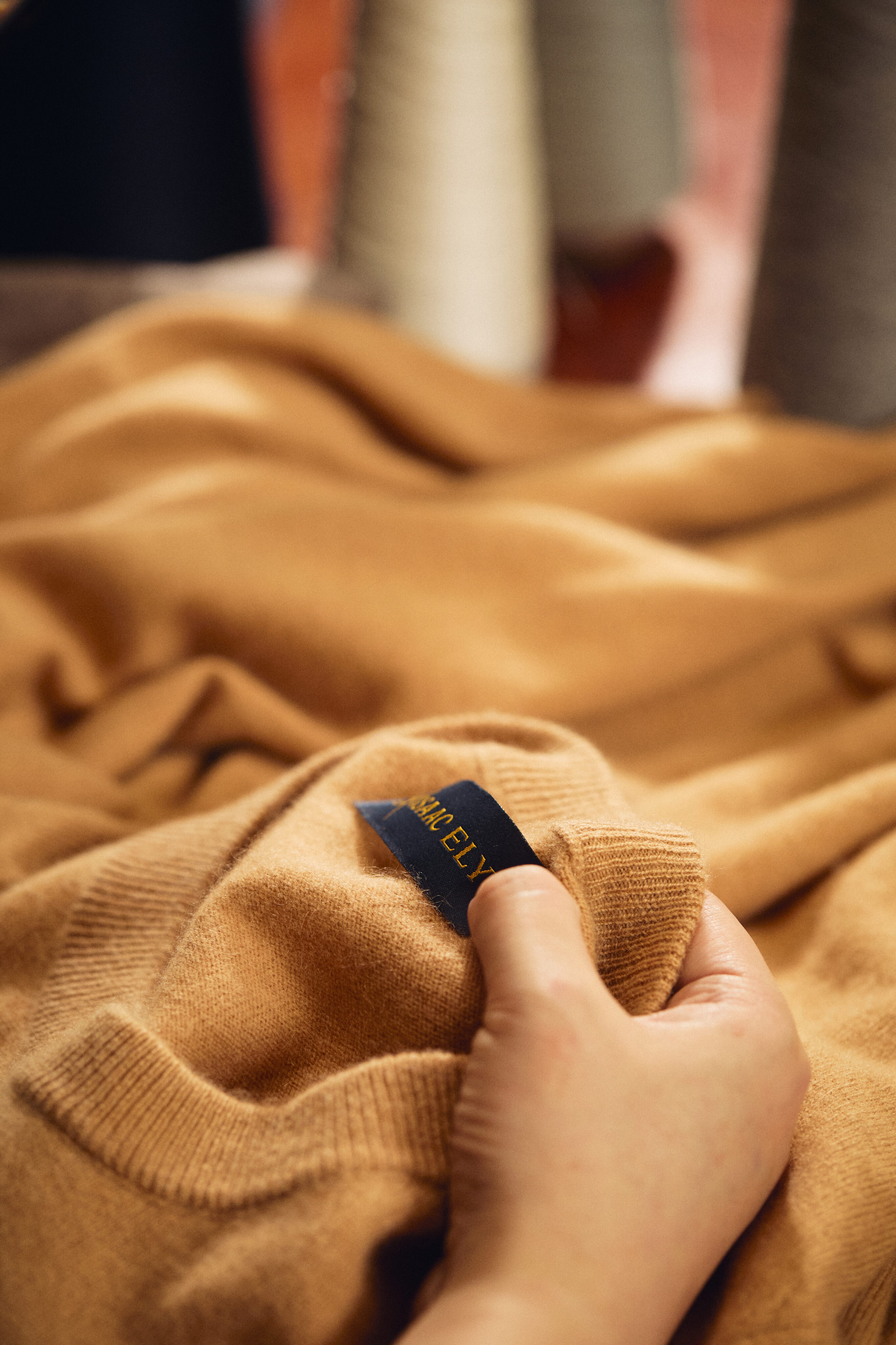 Custom knitwear made to order.